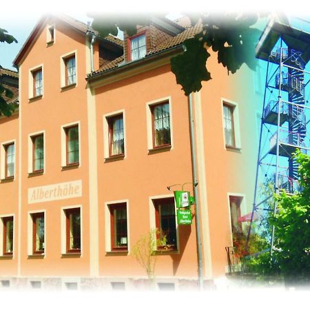 Waldgasthof & Hotel Alberthoehe Lichtenstein  Esterno foto