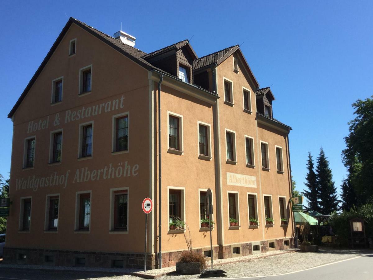 Waldgasthof & Hotel Alberthoehe Lichtenstein  Esterno foto
